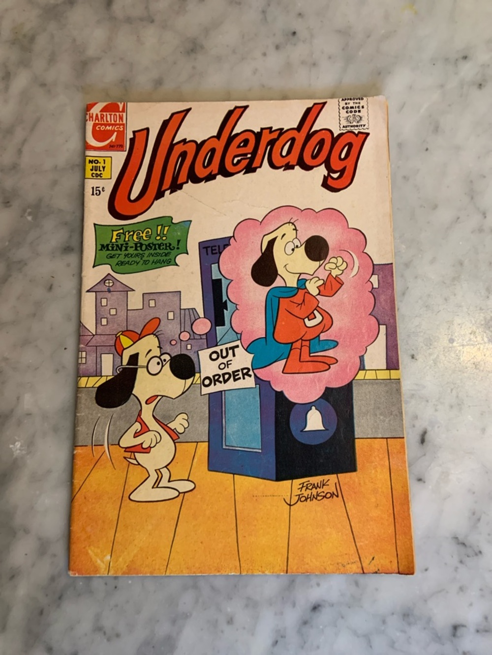 Underdog #1 1970 Charlton Comic Book